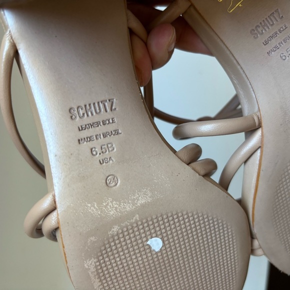 Schutz Princey Heeled Sandal Sz 6.5B - Picture 8 of 8